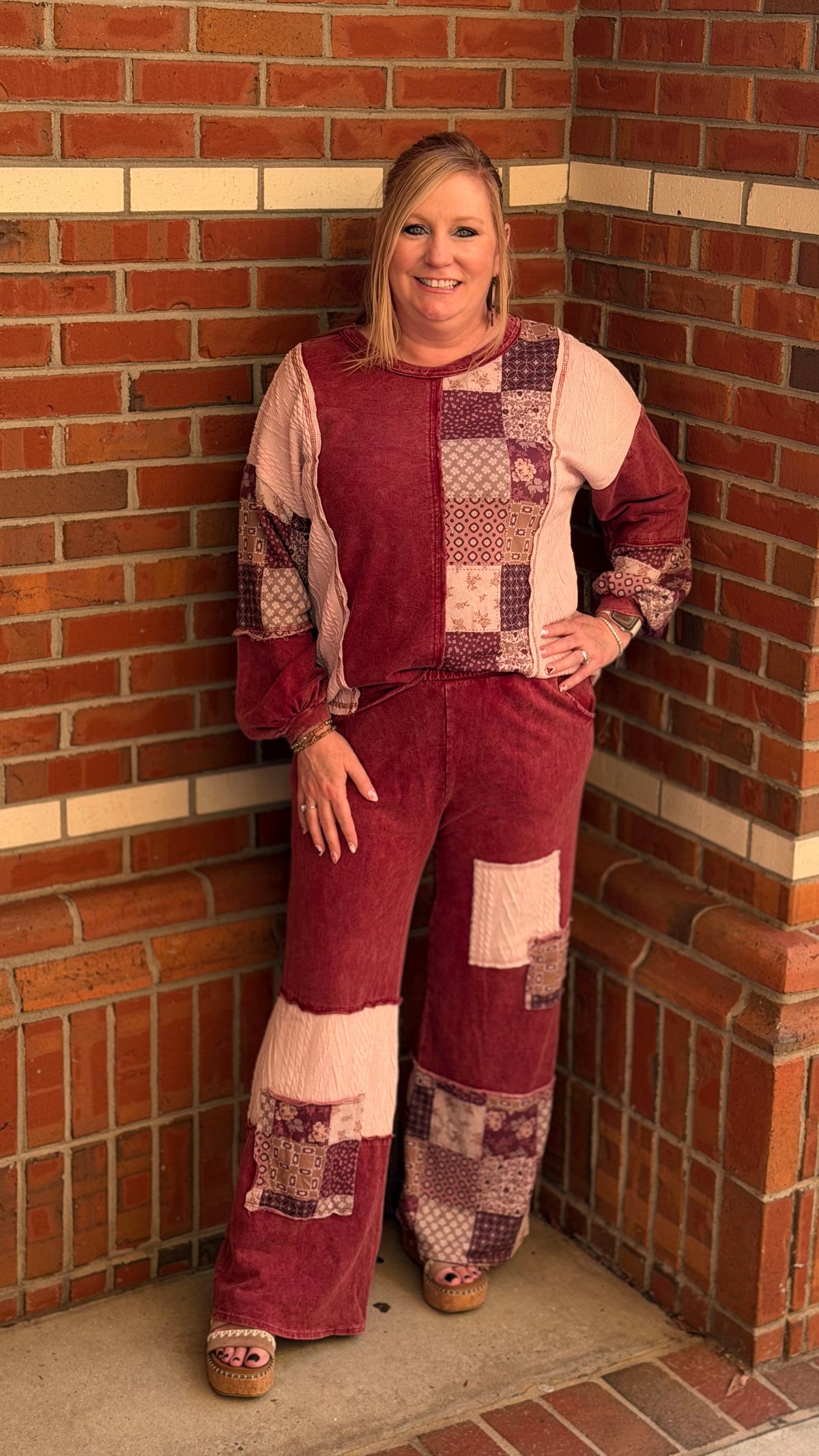 Patchwork Love Pants