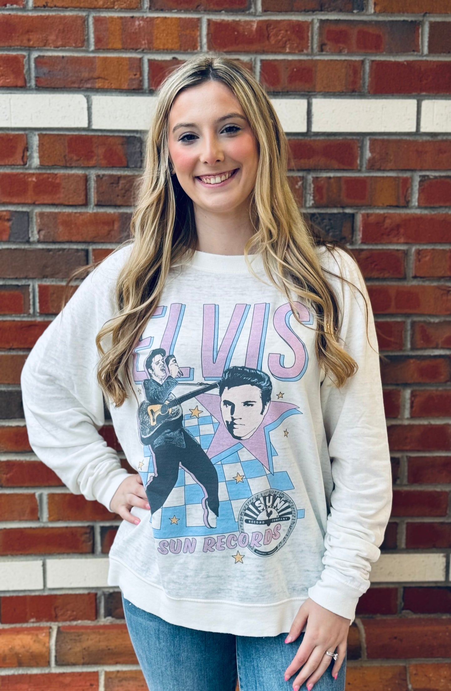 Sun Records Elvis Pressley Memphis Sweatshirt