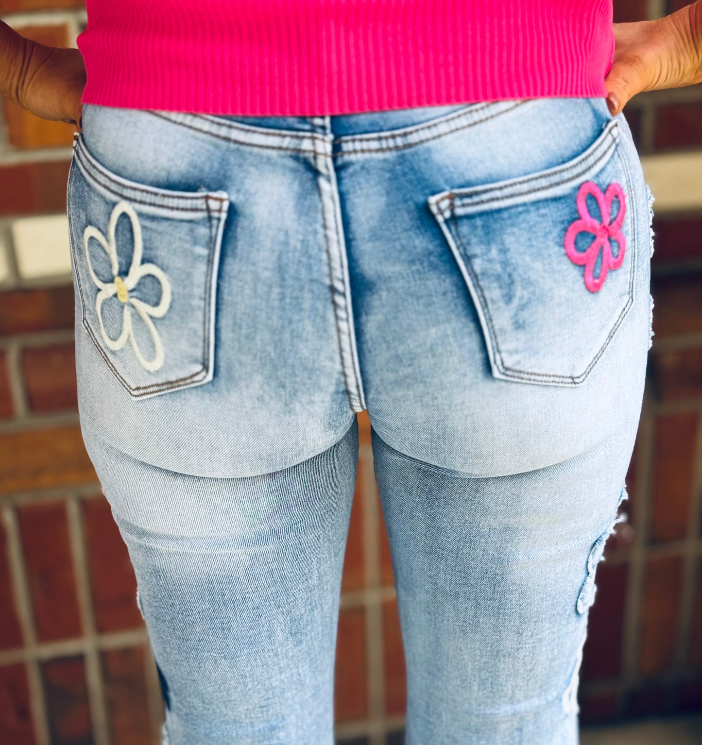 Fab Flower Child Jeans