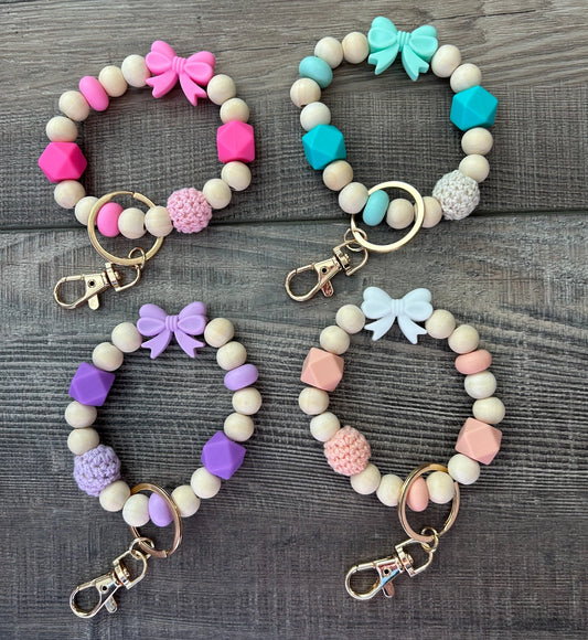 Silicone Bead Keychain
