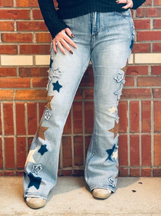 Starlight Strut Flare Jeans