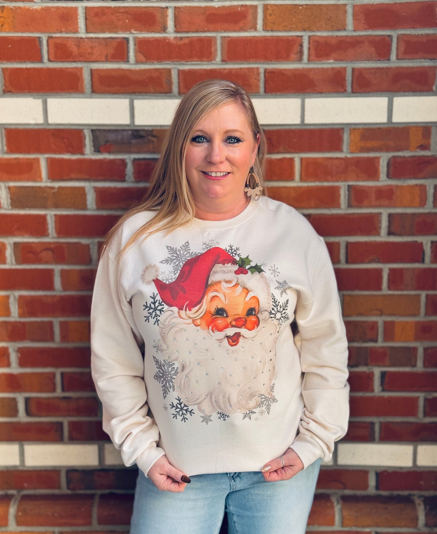 Sparkle & Santa Sweatshirt