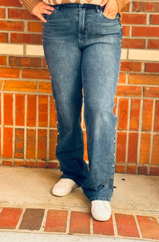 Sharp Dressed Woman Straight Fit Judy Blue Jeans