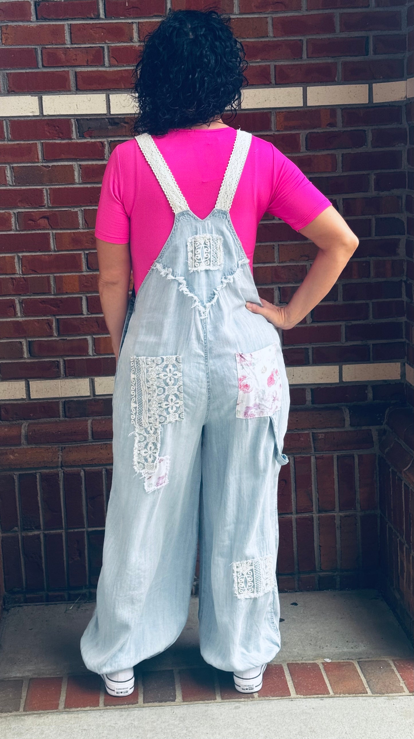 Patchwork Princess Overalls