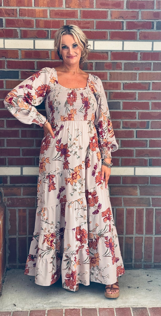 Boho Harvest Maxi Dress