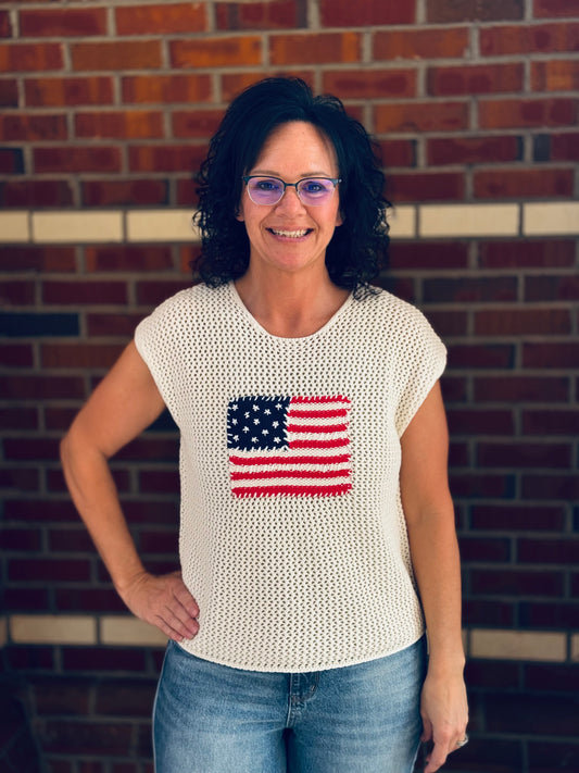 Stars, Stripes, Summer Nights Top