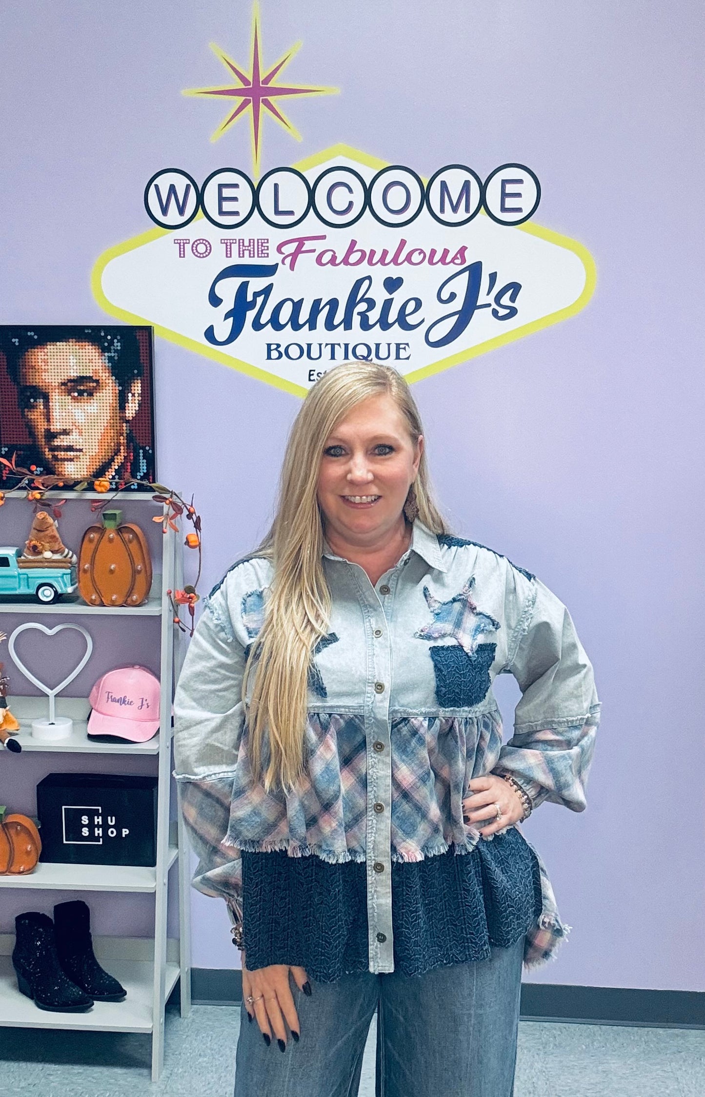 Starstruck Blues Button Down