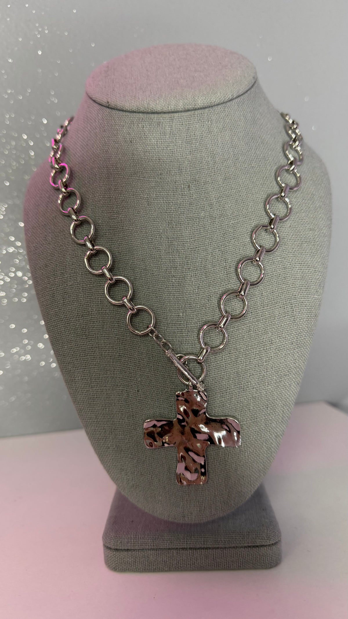 BOLD & BLESSED TOGGLE NECKLACE