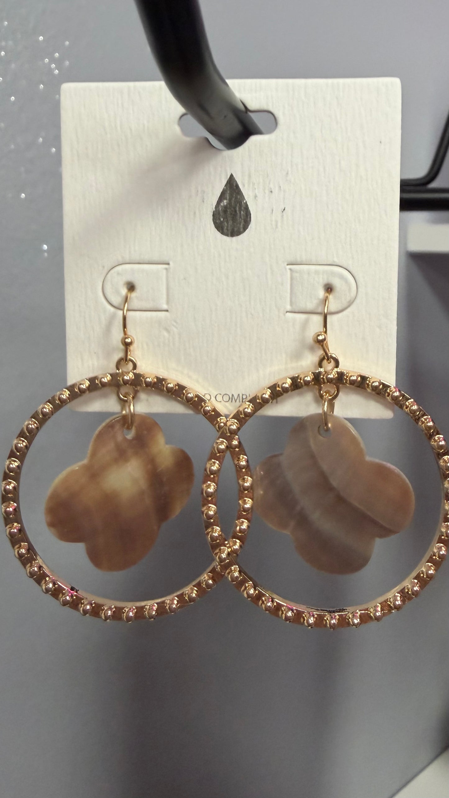 Golden Clover Earrings