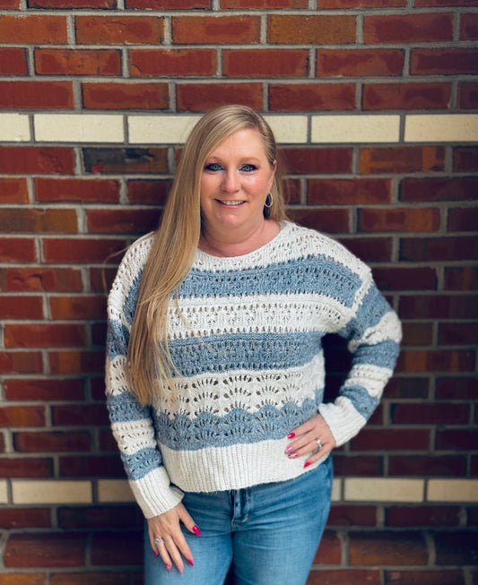 Stripe Me Lucky Sweater