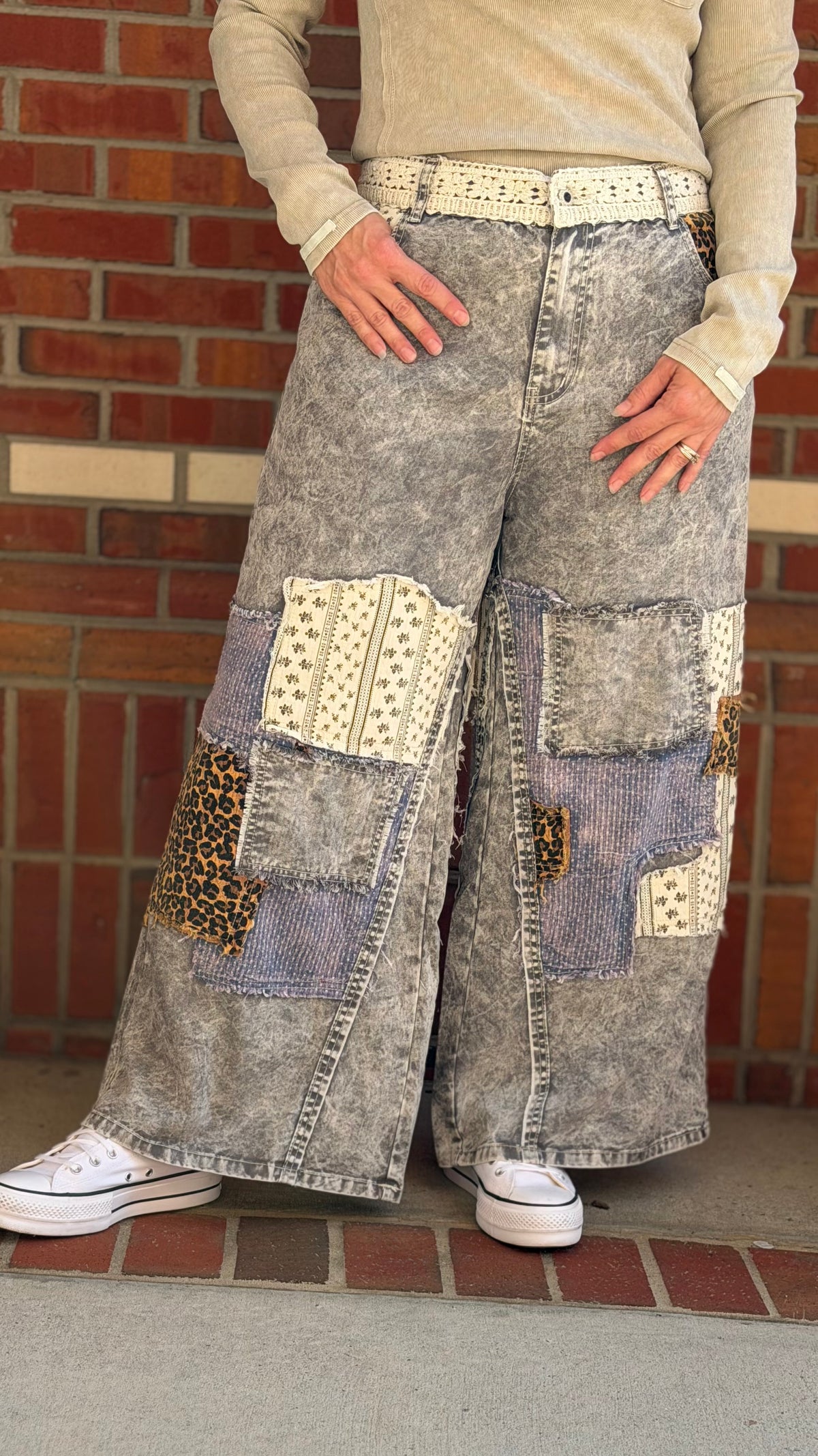 Patchwork Pretty Jeans by POL