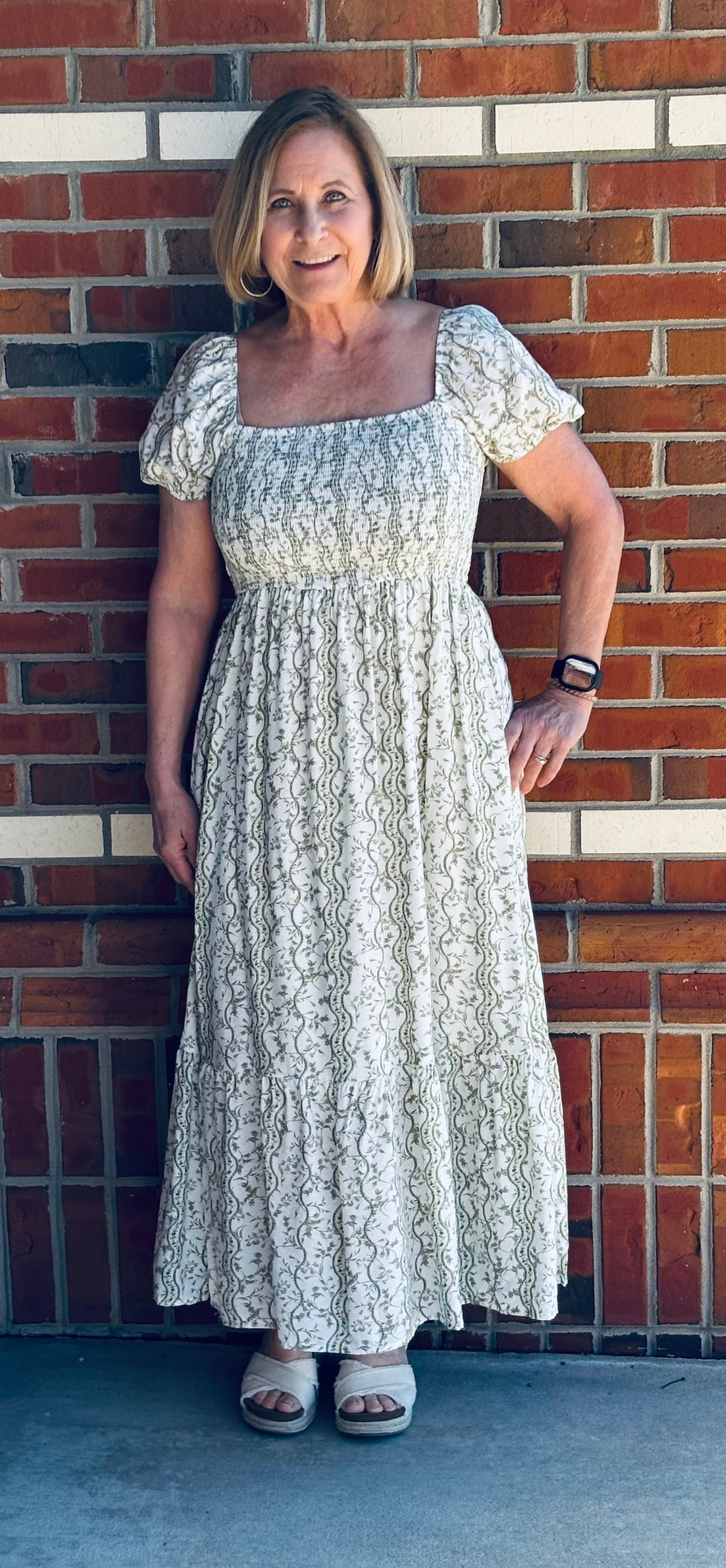 Softly Sage Maxi Dress