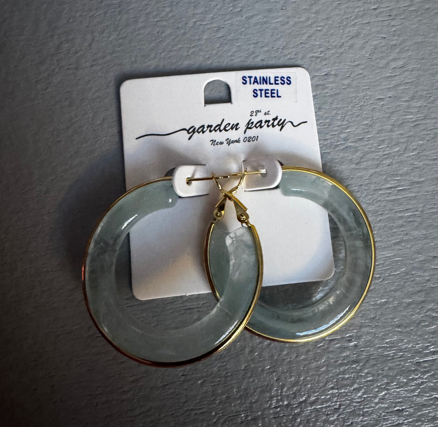 Sweet Pop of Color Hoops