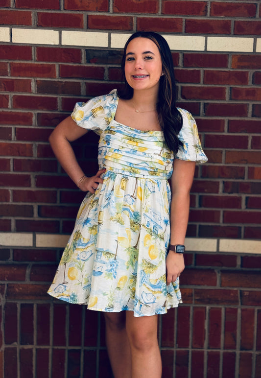 When Life Gives You  Lemons Mini Dress