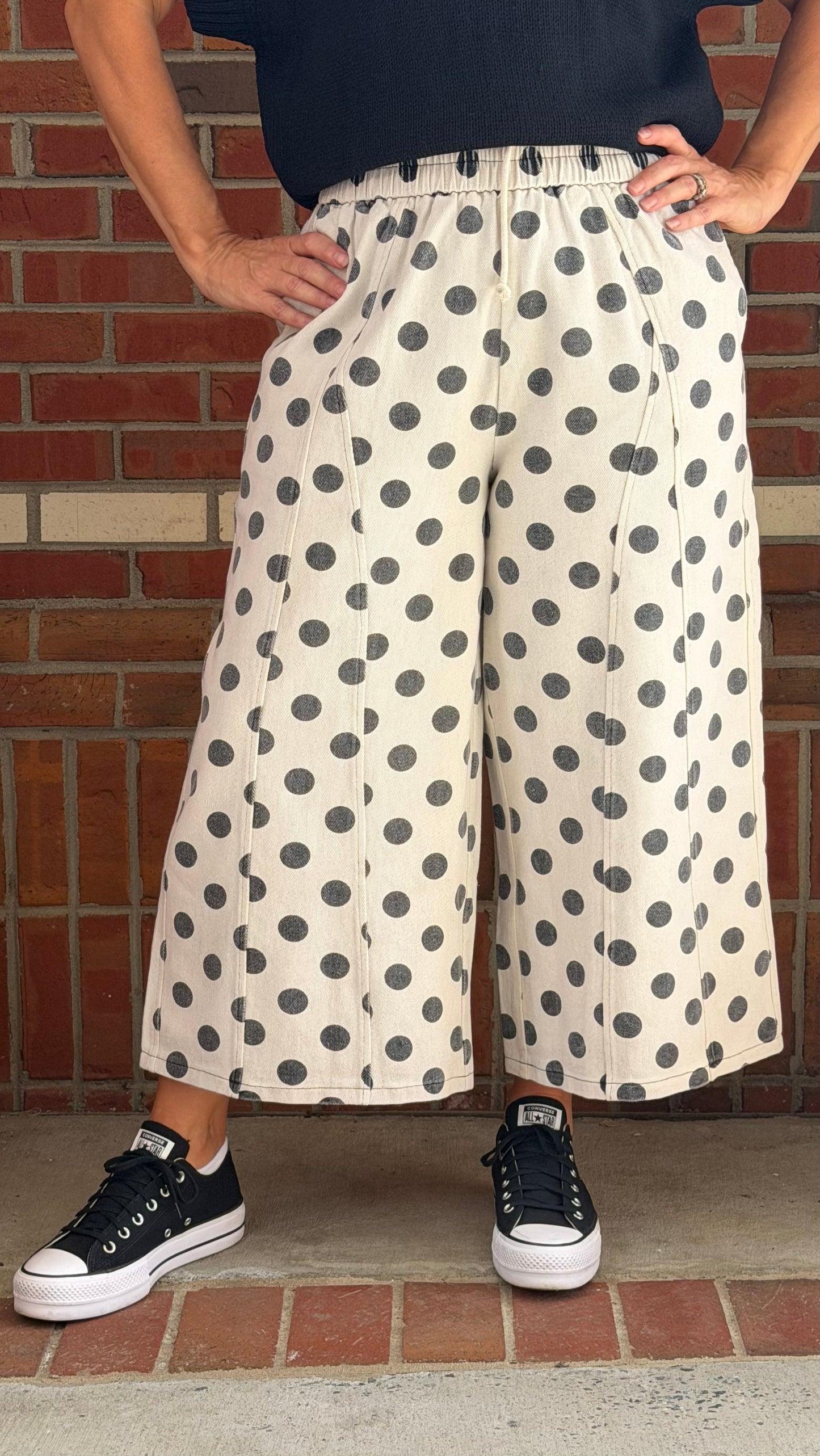 Dot to Dot Mineral Washed Pants by Easel
