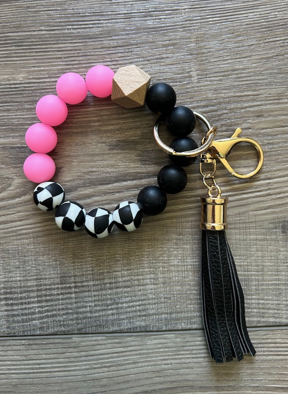 Silicone Bead Keychain