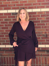 Load image into Gallery viewer, Pretty In Plum Romper
