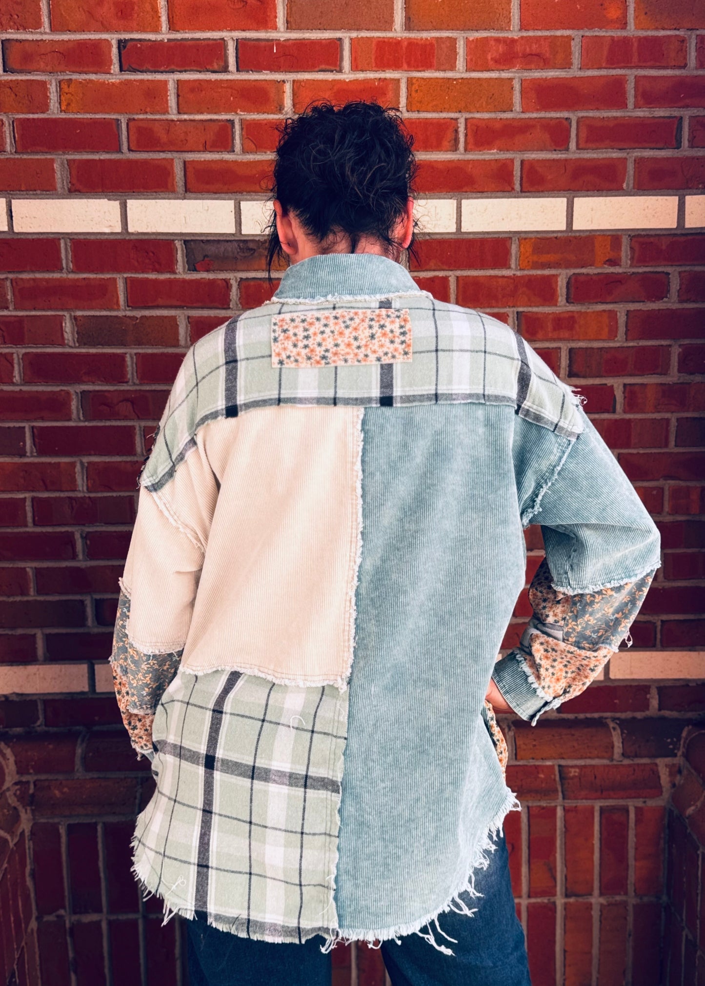 Frosted Sage Layers Shacket