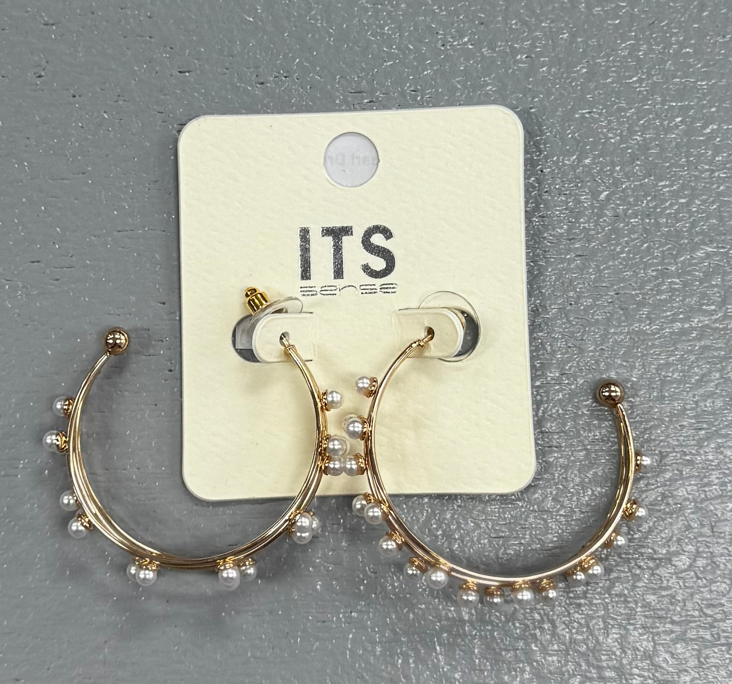 Golden Pearl Dream Hoops