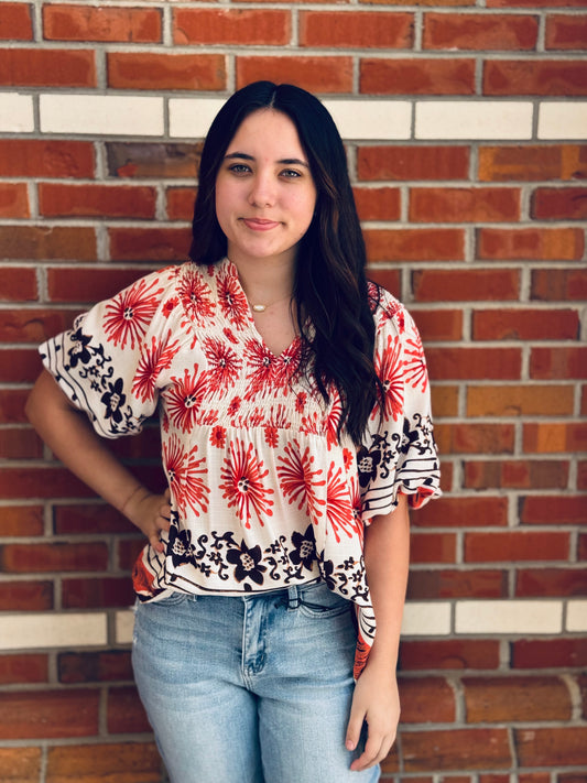 Boho Blaze Top