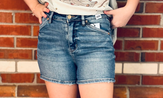 Delta Dawn High Waist Judy Blue Shorts