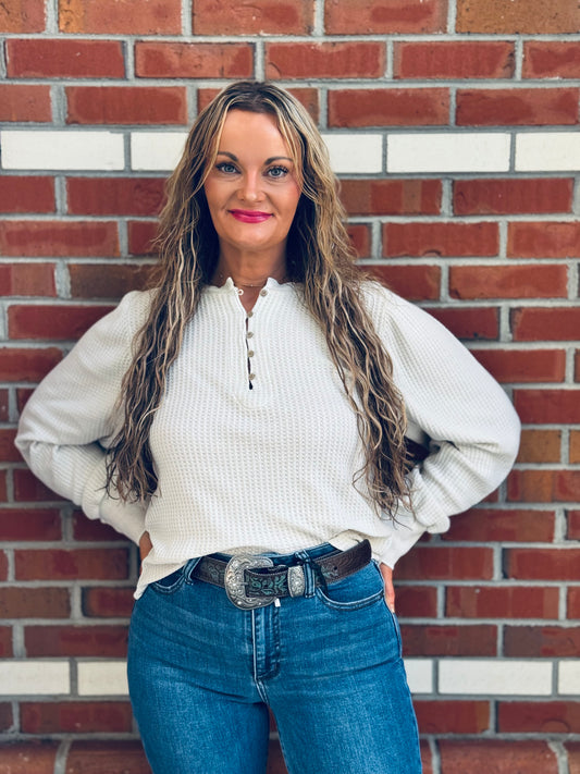 Buttoned Up & Beautiful Top