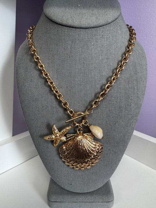 Golden Coastline Necklace