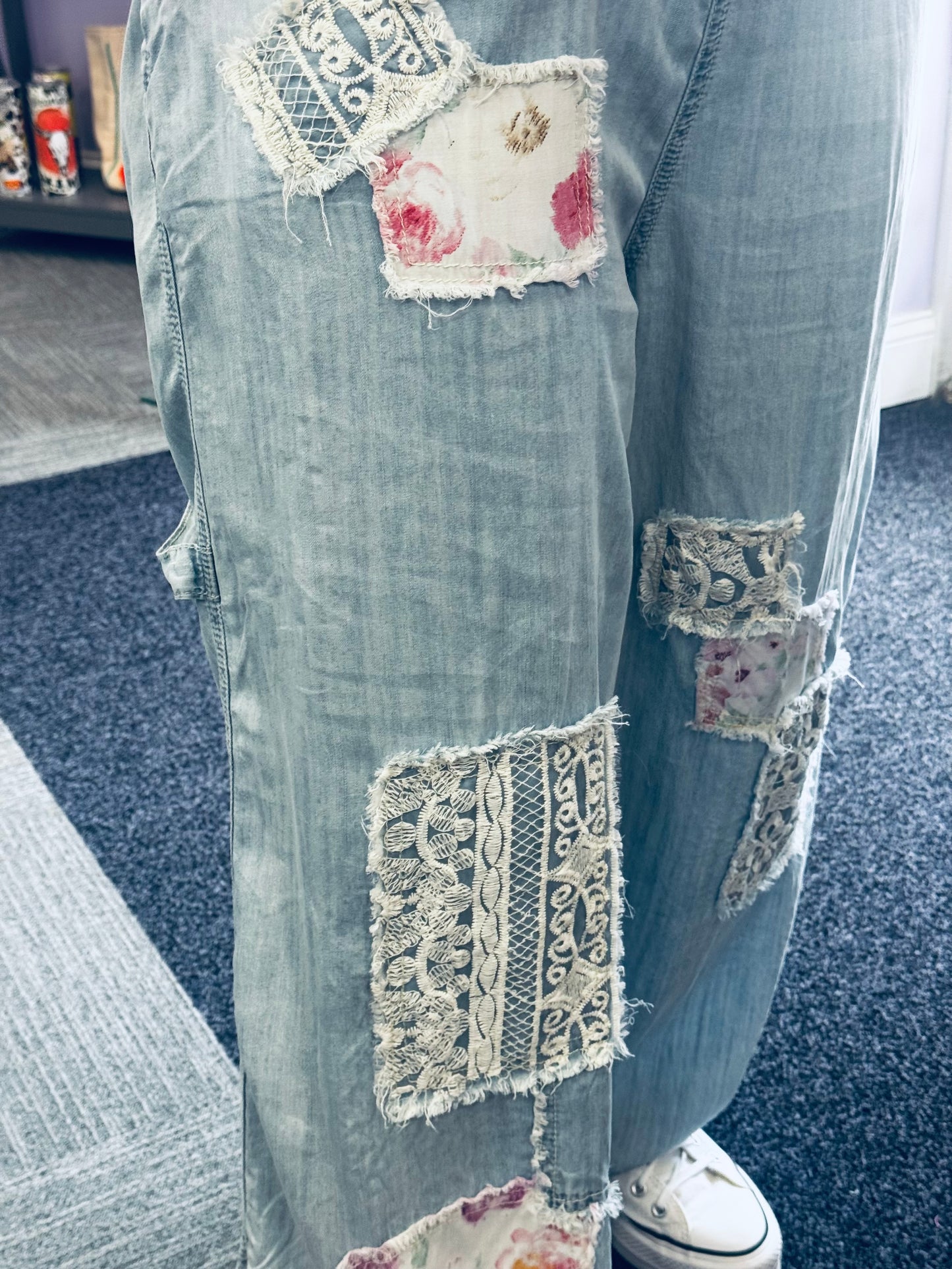 Patchwork Princess Overalls