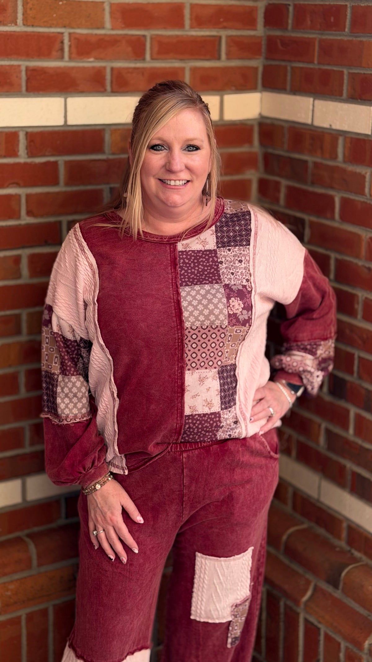 Patchwork Love Top