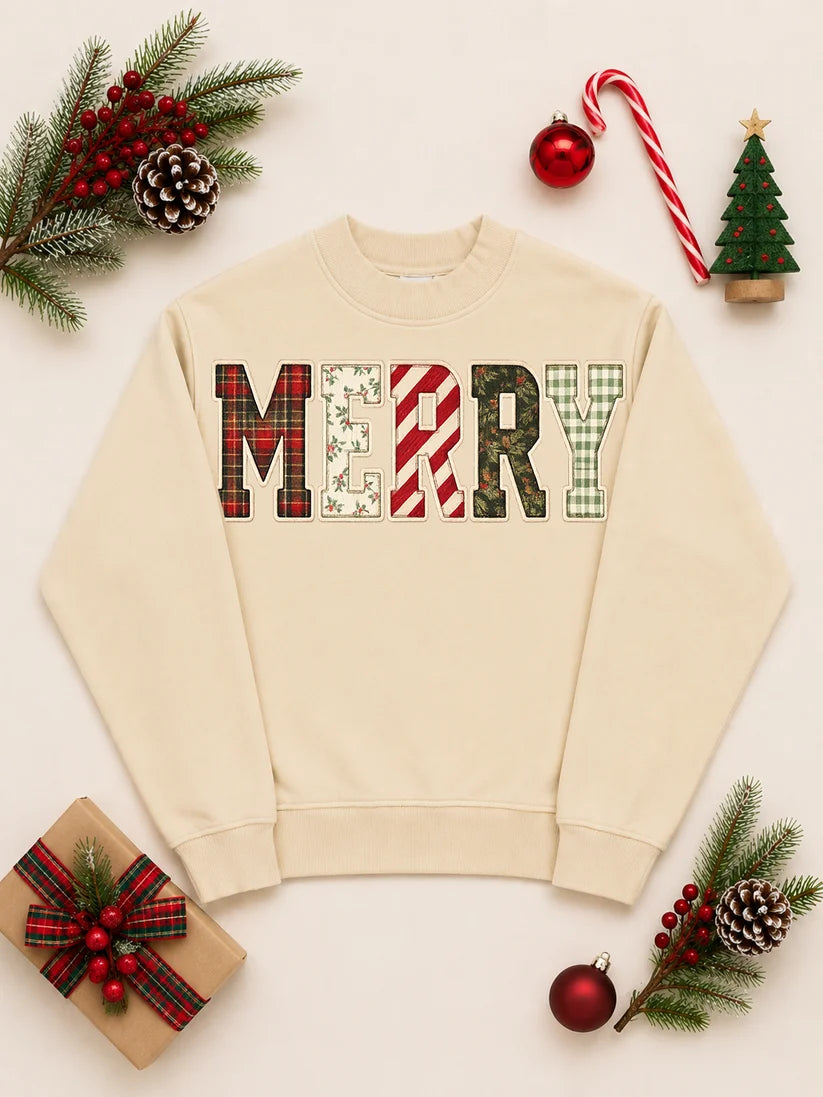 Merry Everything Mock Neck