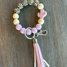 Silicone Bead Keychain