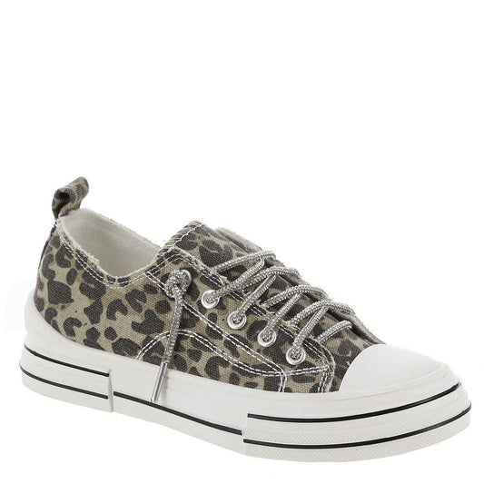 Aman Leopard Slip On Sneakers
