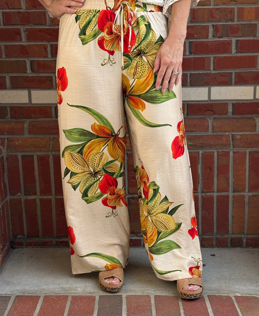Sunset Stroll Flowy Pants
