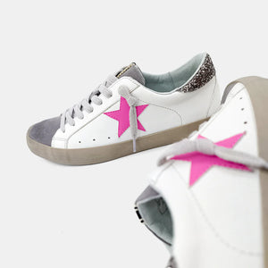Paris Pink Star Shu Shop Sneaker