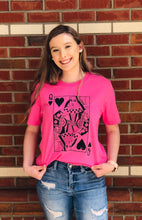 Load image into Gallery viewer, Queen Of Hearts Frankie J’s Tee

