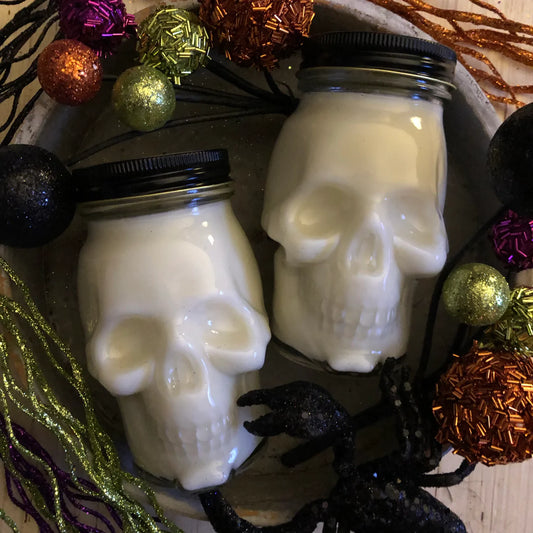 Skull Jar Soy Candle