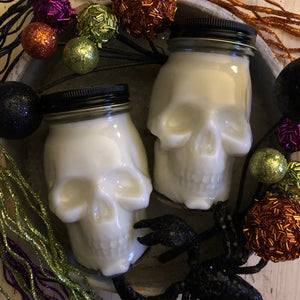 Skull Jar Candle $28.00