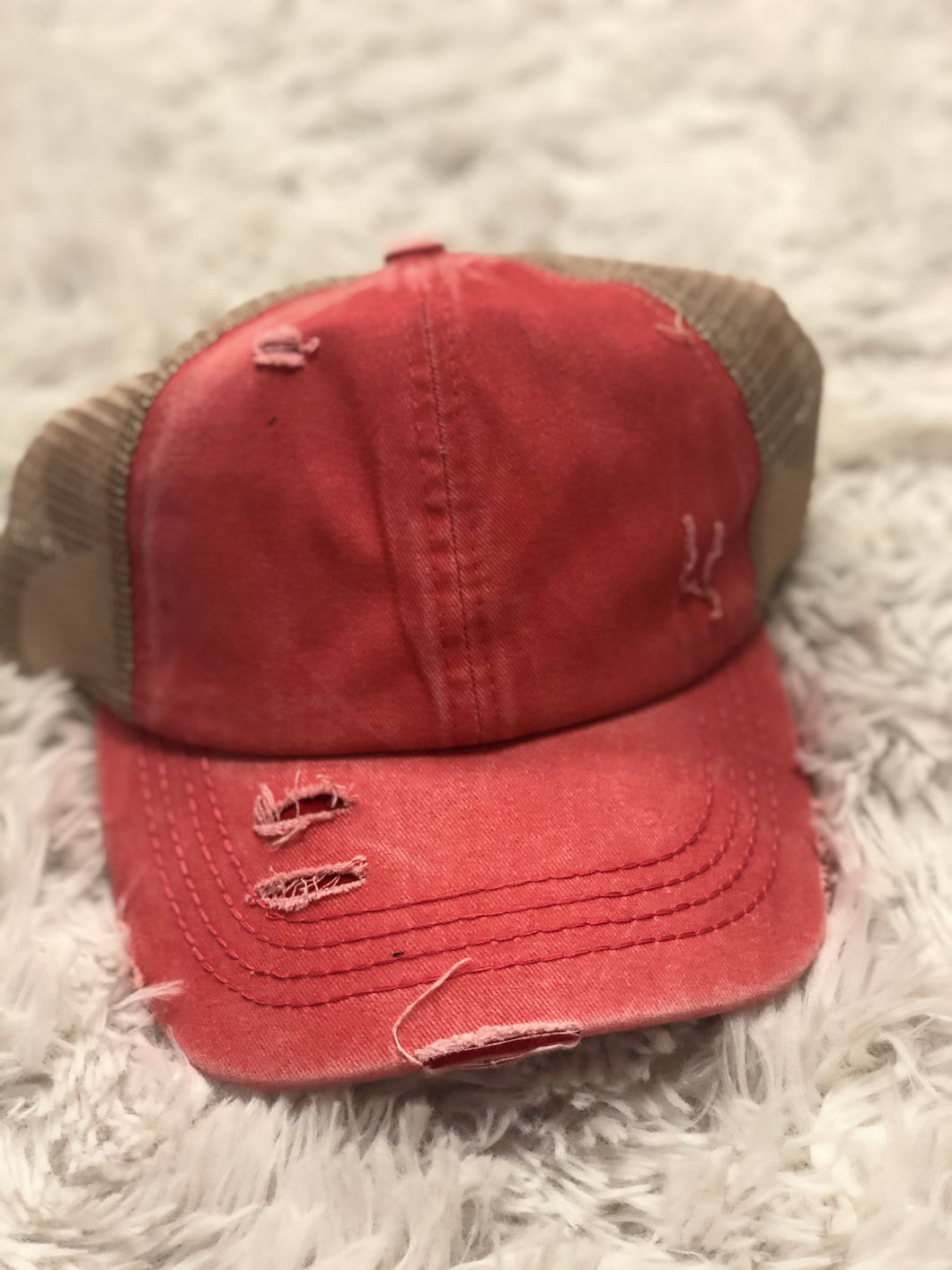 Criss-Cross Ponytail Cap