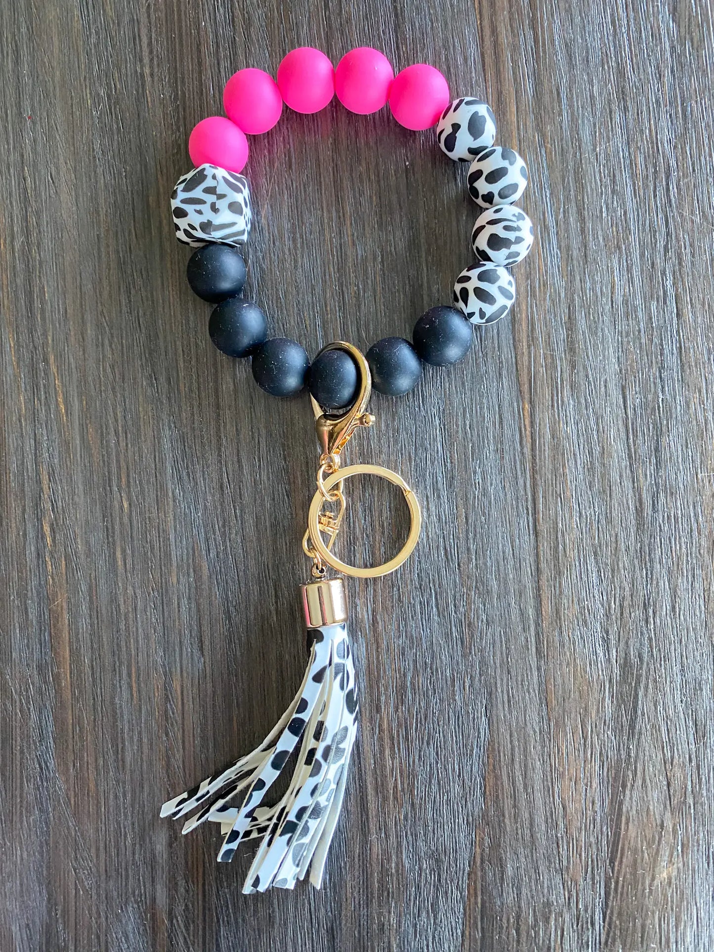 Silicone Bead Keychain