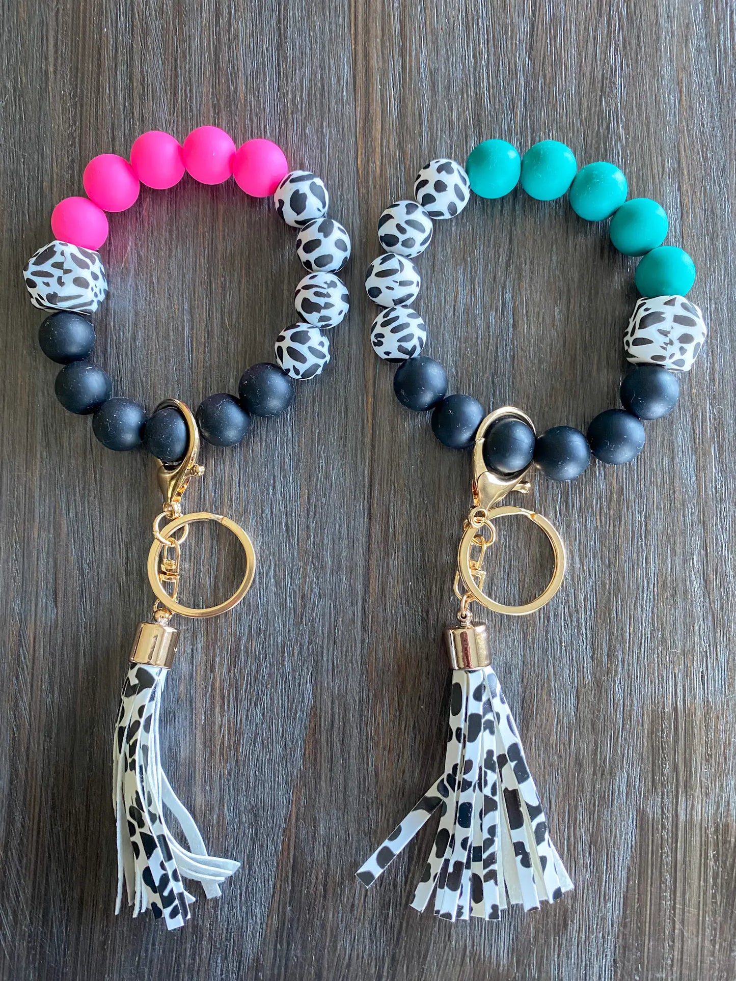 Silicone Bead Keychain