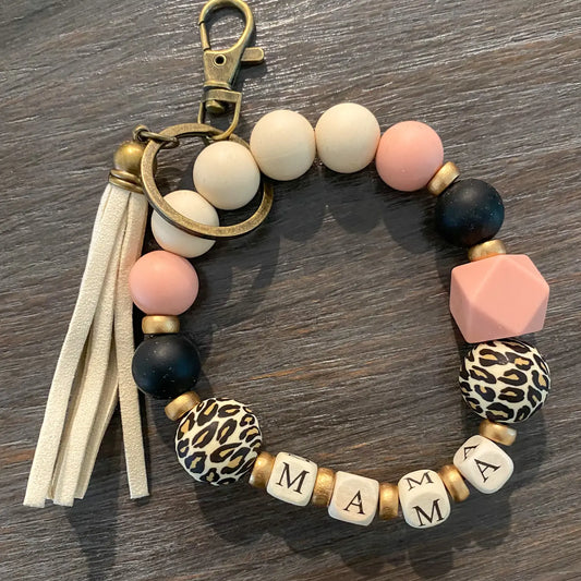 Silicone Bead Keychain